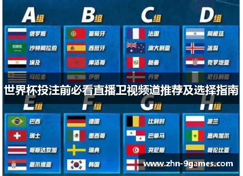 世界杯投注前必看直播卫视频道推荐及选择指南